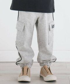 SLAP SLIP / スラップ スリップ チノ・ワークパンツ | 【お揃い】フラップポケット付きサイドラインジョガーパンツ(80~130cm)