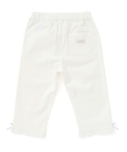 SLAP SLIP / スラップ スリップ チノ・ワークパンツ | 【らくのび】裾フリルリボン付きストレッチツイル7分丈パンツ(80~130cm) | 詳細5