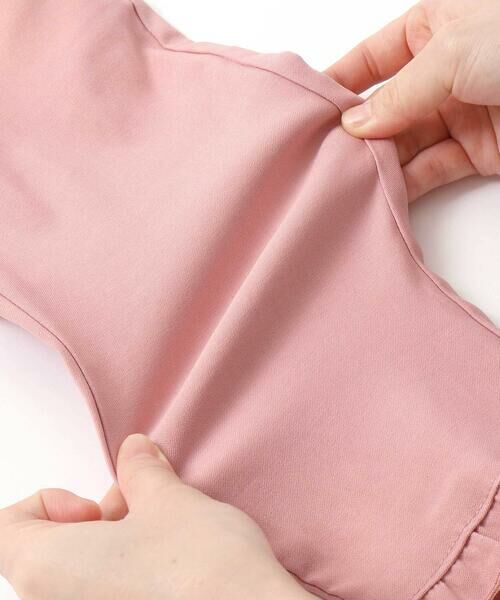 SLAP SLIP / スラップ スリップ チノ・ワークパンツ | 【らくのび】裾フリルリボン付きストレッチツイル7分丈パンツ(80~130cm) | 詳細10