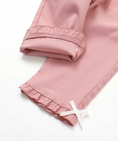 SLAP SLIP / スラップ スリップ チノ・ワークパンツ | 【らくのび】裾フリルリボン付きストレッチツイル7分丈パンツ(80~130cm) | 詳細11