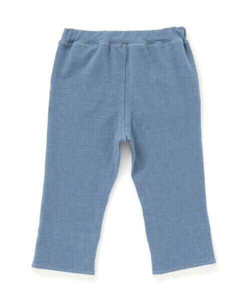 SLAP SLIP / スラップ スリップ ショート・ハーフ・半端丈パンツ | イチゴチェリーお花チェック折り返し裾プリントデニム風ツイルニット7分丈パンツ(80~130cm) | 詳細5