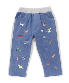 SLAP SLIP / スラップ スリップ ショート・ハーフ・半端丈パンツ | フロントプリント前後切り替えパンツ(80~130cm)