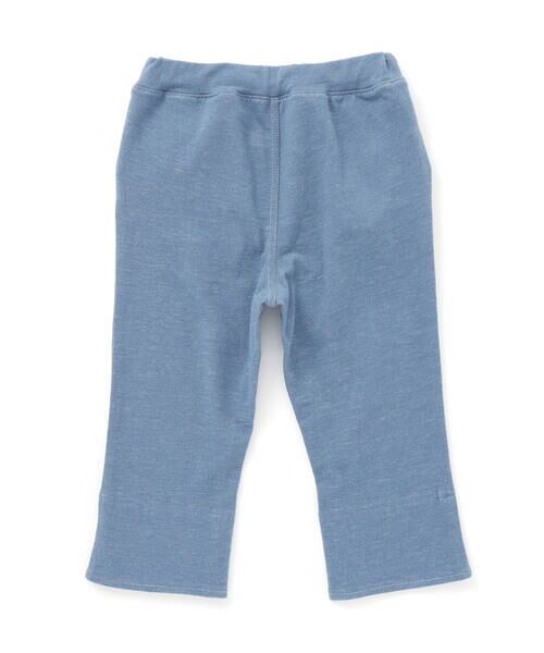 SLAP SLIP / スラップ スリップ ショート・ハーフ・半端丈パンツ | はたらくくるま恐竜乗り物折り返し裾プリントデニム風ツイルニット7分丈パンツ(80~130cm) | 詳細5