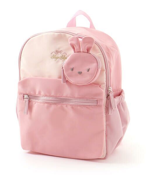 SLAP SLIP / スラップ スリップ リュック・バックパック | コインケース付き恐竜ウサギワンポイントバイカラーリュック(M~L) | 詳細2