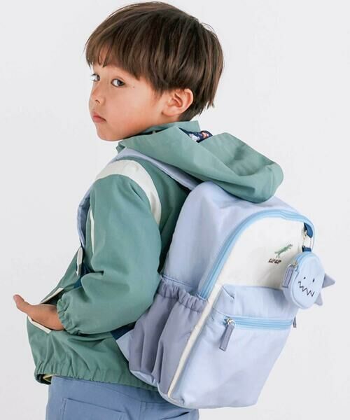 SLAP SLIP / スラップ スリップ リュック・バックパック | コインケース付き恐竜ウサギワンポイントバイカラーリュック(M~L) | 詳細10
