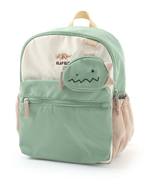 SLAP SLIP / スラップ スリップ リュック・バックパック | コインケース付き恐竜ウサギワンポイントバイカラーリュック(M~L) | 詳細13