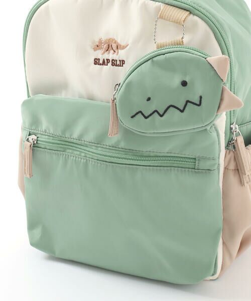 SLAP SLIP / スラップ スリップ リュック・バックパック | コインケース付き恐竜ウサギワンポイントバイカラーリュック(M~L) | 詳細15
