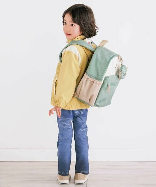 SLAP SLIP / スラップ スリップ リュック・バックパック | コインケース付き恐竜ウサギワンポイントバイカラーリュック(M~L) | 詳細12