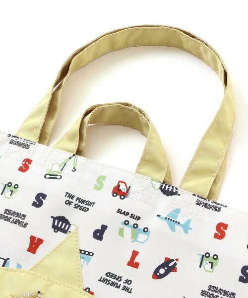 SLAP SLIP / スラップ スリップ トートバッグ | 【お揃い】スターポケット付きはたらくくるま総柄リバーシブルレッスンバッグ | 詳細8