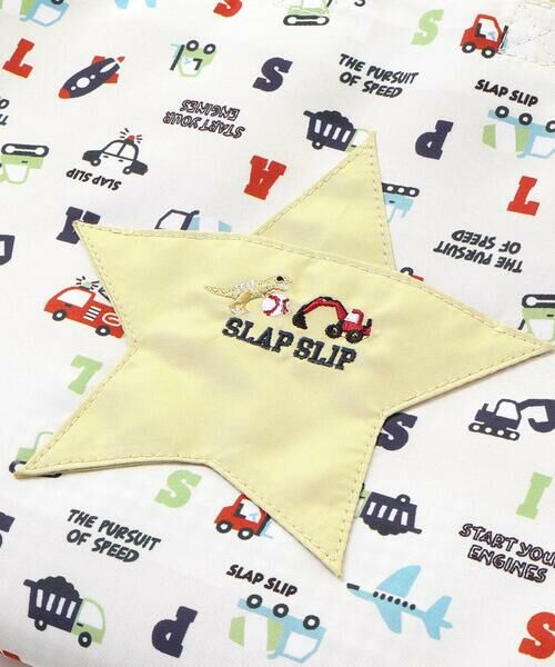 SLAP SLIP / スラップ スリップ トートバッグ | 【お揃い】スターポケット付きはたらくくるま総柄リバーシブルレッスンバッグ | 詳細9