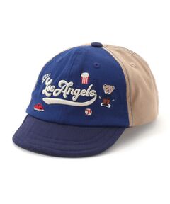 SLAP SLIP / スラップ スリップ キャップ | モチーフ刺しゅうバイカラーローキャップ(52~54cm)