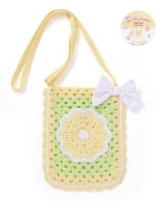 SLAP SLIP / スラップ スリップ ショルダーバッグ | 【絵本コラボ-みつごようせいのおしゃれなドレスやさん-】お花かぎ編みポシェット