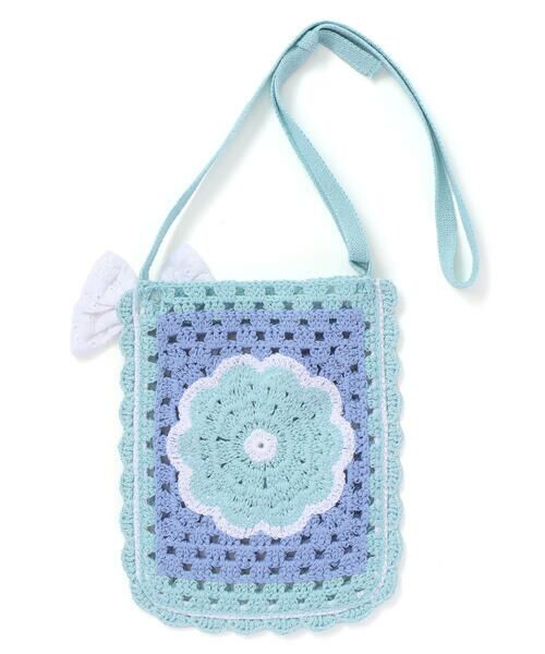 SLAP SLIP / スラップ スリップ ショルダーバッグ | 【絵本コラボ-みつごようせいのおしゃれなドレスやさん-】お花かぎ編みポシェット | 詳細2