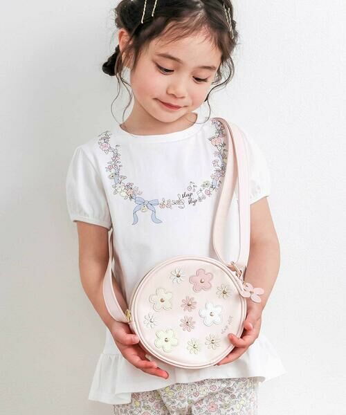 SLAP SLIP / スラップ スリップ ショルダーバッグ | 【絵本コラボ-みつごようせいのおしゃれなドレスやさん-】ちょうちょうお花ショルダーバッグ | 詳細1