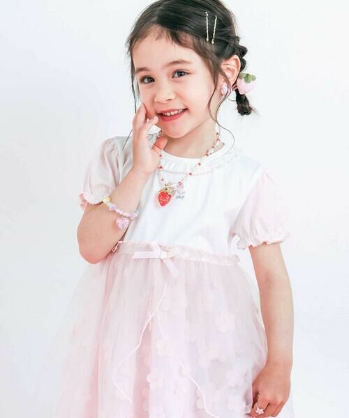 SLAP SLIP / スラップ スリップ ネックレス・ペンダント・チョーカー | 【絵本コラボ-みつごようせいのおしゃれなドレスやさん-】キラキラいちごのネックレス | 詳細2