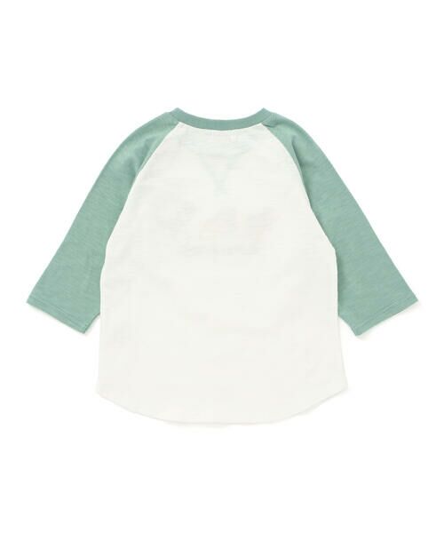 SLAP SLIP / スラップ スリップ Tシャツ | 乗り物恐竜ポコポコサガラ刺しゅう7分袖ラグランTシャツ(80~130cm) | 詳細9