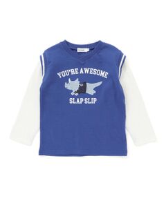 SLAP SLIP / スラップ スリップ Tシャツ | 恐竜ビブス風ドッキングTシャツ(80~130cm)