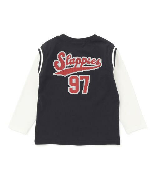 SLAP SLIP / スラップ スリップ Tシャツ | 恐竜ビブス風ドッキングTシャツ(80~130cm) | 詳細6