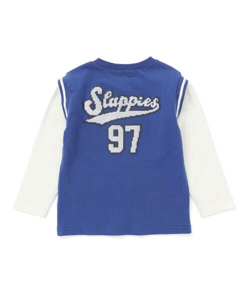 SLAP SLIP / スラップ スリップ Tシャツ | 恐竜ビブス風ドッキングTシャツ(80~130cm) | 詳細8