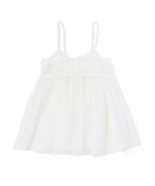 SLAP SLIP / スラップ スリップ その他トップス | ラメチュールキャミソール+半袖Tシャツ2点セット(80~130cm) | 詳細21