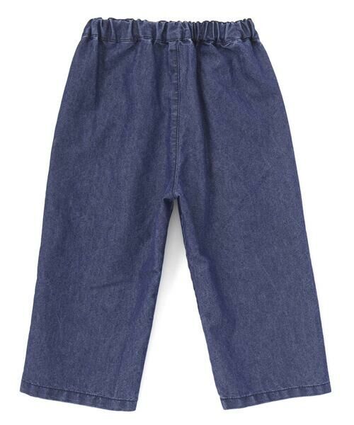 SLAP SLIP / スラップ スリップ セットアップ | フリル肩ひもビスチェ+サイドプリントデニムパンツ2点セット(80~130cm) | 詳細3