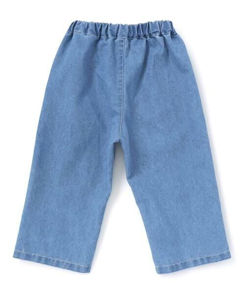 SLAP SLIP / スラップ スリップ セットアップ | フリル肩ひもビスチェ+サイドプリントデニムパンツ2点セット(80~130cm) | 詳細11