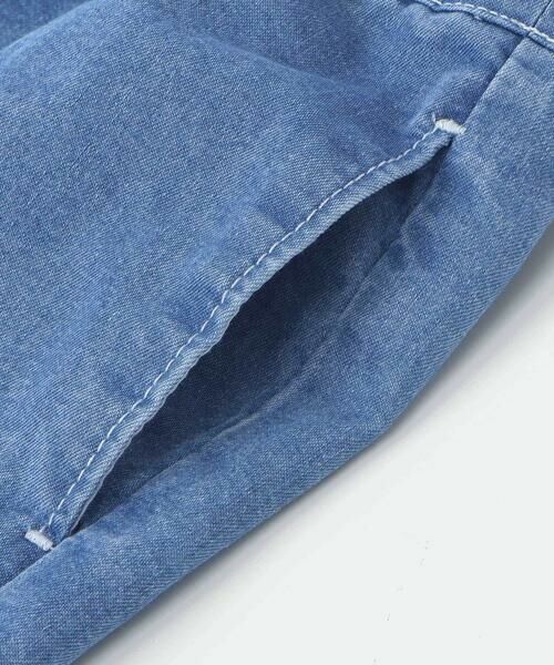 SLAP SLIP / スラップ スリップ セットアップ | フリル肩ひもビスチェ+サイドプリントデニムパンツ2点セット(80~130cm) | 詳細16