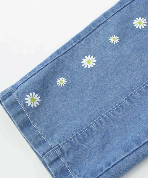 SLAP SLIP / スラップ スリップ セットアップ | フリル肩ひもビスチェ+サイドプリントデニムパンツ2点セット(80~130cm) | 詳細18