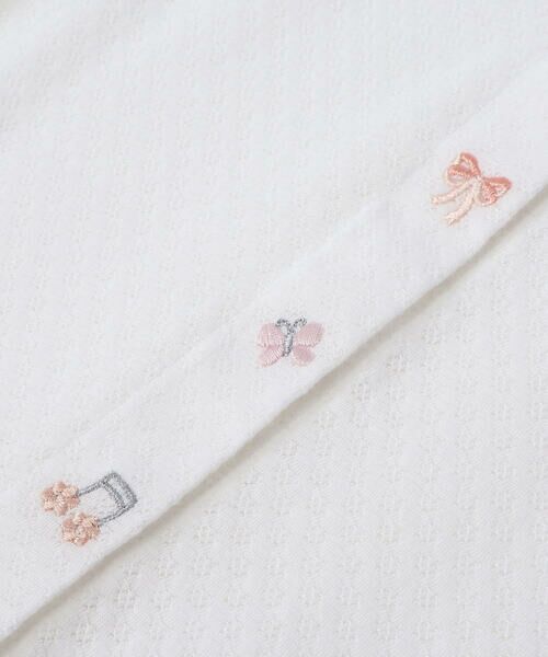 SLAP SLIP / スラップ スリップ カーディガン・ボレロ | 【UVカット】折り返しプリント柄リボン刺しゅうカーディガン(80~130cm) | 詳細7