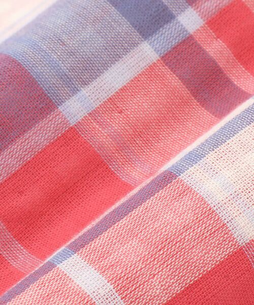 SLAP SLIP / スラップ スリップ シャツ・ブラウス | 【お揃い】ポケット付きダブルガーゼリバーシブル半袖チェックシャツ(80~130cm) | 詳細12