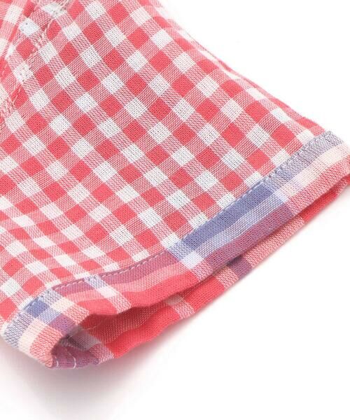 SLAP SLIP / スラップ スリップ シャツ・ブラウス | 【お揃い】ポケット付きダブルガーゼリバーシブル半袖チェックシャツ(80~130cm) | 詳細14