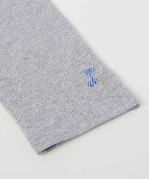 SLAP SLIP / スラップ スリップ レギンス・スパッツ | 【お揃い】無地花柄スリット裾ホットフィックス7分丈レギンス(80~120cm) | 詳細11