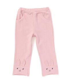 SLAP SLIP / スラップ スリップ ショート・ハーフ・半端丈パンツ | 裾アニマルモチーフミラノリブ7分丈パンツ(80~120cm)