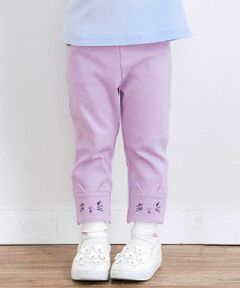 SLAP SLIP / スラップ スリップ ショート・ハーフ・半端丈パンツ | 裾アニマルモチーフミラノリブ7分丈パンツ(80~120cm)