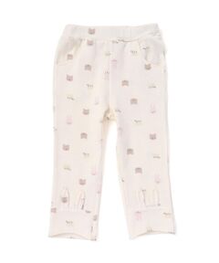 SLAP SLIP / スラップ スリップ ショート・ハーフ・半端丈パンツ | 裾アニマルモチーフミラノリブ7分丈パンツ(80~120cm)