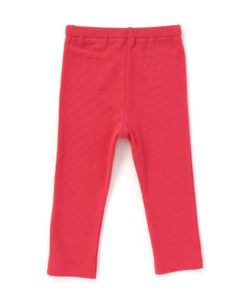 SLAP SLIP / スラップ スリップ ショート・ハーフ・半端丈パンツ | 恐竜電車膝パッチ総柄ミラノリブ7分丈パンツ(80~120cm) | 詳細4