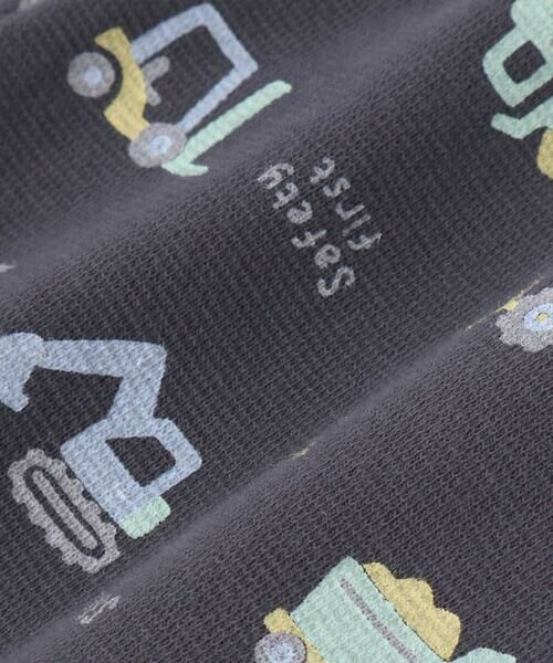 SLAP SLIP / スラップ スリップ ショート・ハーフ・半端丈パンツ | 恐竜電車膝パッチ総柄ミラノリブ7分丈パンツ(80~120cm) | 詳細17