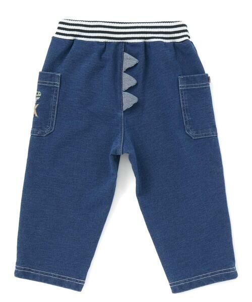 SLAP SLIP / スラップ スリップ デニムパンツ | 恐竜背びれサイドポケット付き7分丈パンツ(80~120cm) | 詳細2