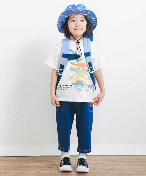 SLAP SLIP / スラップ スリップ デニムパンツ | 恐竜背びれサイドポケット付き7分丈パンツ(80~120cm) | 詳細11