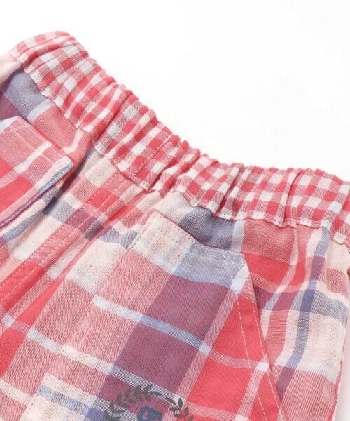 SLAP SLIP / スラップ スリップ ショート・ハーフ・半端丈パンツ | 【お揃い】ポケット付きダブルガーゼリバーシブル7分丈パンツ(80~130cm) | 詳細8