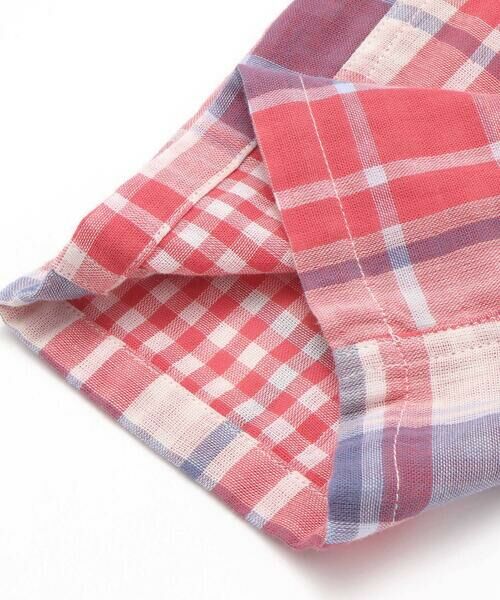 SLAP SLIP / スラップ スリップ ショート・ハーフ・半端丈パンツ | 【お揃い】ポケット付きダブルガーゼリバーシブル7分丈パンツ(80~130cm) | 詳細10