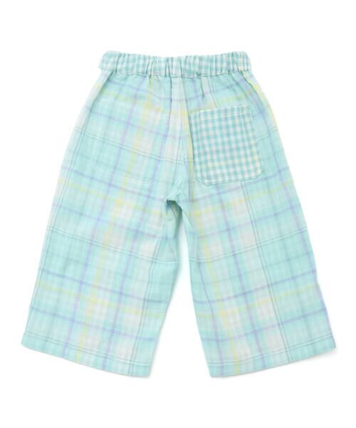 SLAP SLIP / スラップ スリップ ショート・ハーフ・半端丈パンツ | 【お揃い】ポケット付きダブルガーゼリバーシブル7分丈パンツ(80~130cm) | 詳細17