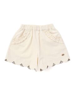 SLAP SLIP / スラップ スリップ ショート・ハーフ・半端丈パンツ | 裾スカラップポケットフリルショートパンツ(90~130cm)