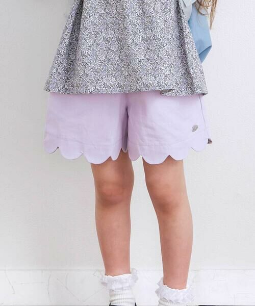 SLAP SLIP / スラップ スリップ ショート・ハーフ・半端丈パンツ | 裾スカラップポケットフリルショートパンツ(90~130cm) | 詳細11