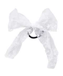 SLAP SLIP / スラップ スリップ ヘアゴム・シュシュ | 【絵本コラボ-みつごようせいのおしゃれなドレスやさん-】イチゴレースリボンお花チュールシュシュヘアゴム