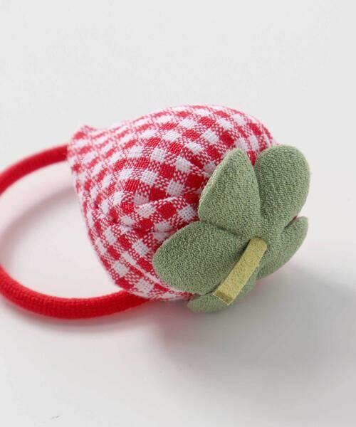 SLAP SLIP / スラップ スリップ ヘアゴム・シュシュ | 【絵本コラボ-みつごようせいのおしゃれなドレスやさん-】イチゴレースリボンお花チュールシュシュヘアゴム | 詳細8