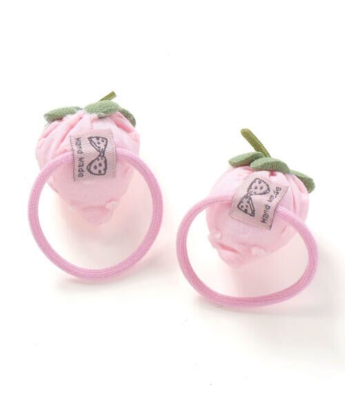 SLAP SLIP / スラップ スリップ ヘアゴム・シュシュ | 【絵本コラボ-みつごようせいのおしゃれなドレスやさん-】イチゴレースリボンお花チュールシュシュヘアゴム | 詳細14