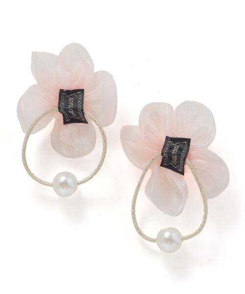 SLAP SLIP / スラップ スリップ ヘアゴム・シュシュ | 【絵本コラボ-みつごようせいのおしゃれなドレスやさん-】イチゴレースリボンお花チュールシュシュヘアゴム | 詳細18