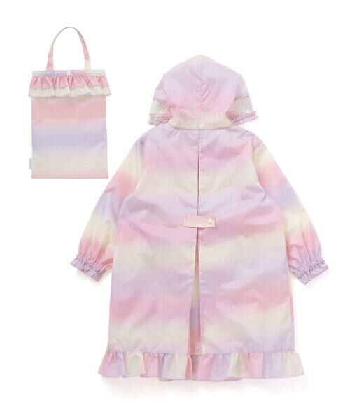SLAP SLIP / スラップ スリップ その他 | 【お揃い】収納トートバッグ付フリルリボンオーロラレインコート(95~135cm) | 詳細4