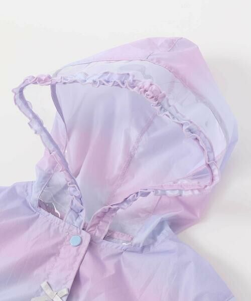 SLAP SLIP / スラップ スリップ その他 | 【お揃い】収納トートバッグ付フリルリボンオーロラレインコート(95~135cm) | 詳細12